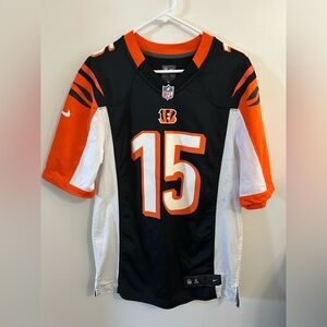 Cincinnati Bengals # 15 John Ross Jersey Nike On Field Adult S Blk/orange